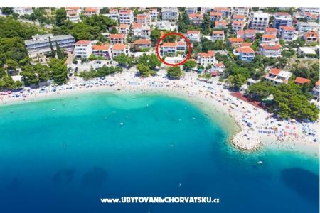 Dům Grazia Baška Voda Chorvatsko