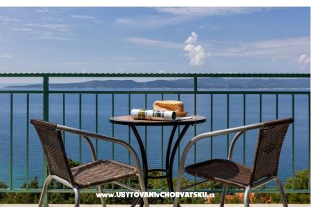 View blue apartments Brela Chorvatsko