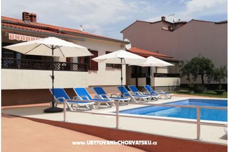 Apartmány Rudez - pool - jacuzzi  Fažana Chorvatsko