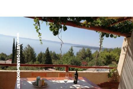 Kamenný dům za odmor Ostojić ostrov Hvar Chorvatsko