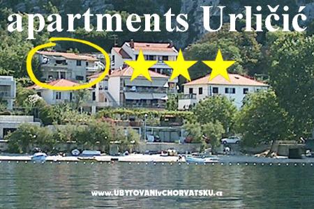 Apartmány Urlicic Omiš Chorvatsko