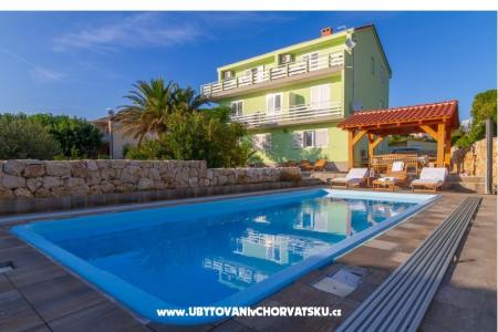 Apartmány Villa Seka pool &amp; sauna ostrov Rab Chorvatsko