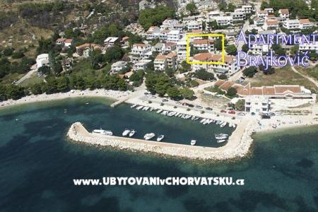 Apartmány Brajkovic Živogošče Chorvatsko